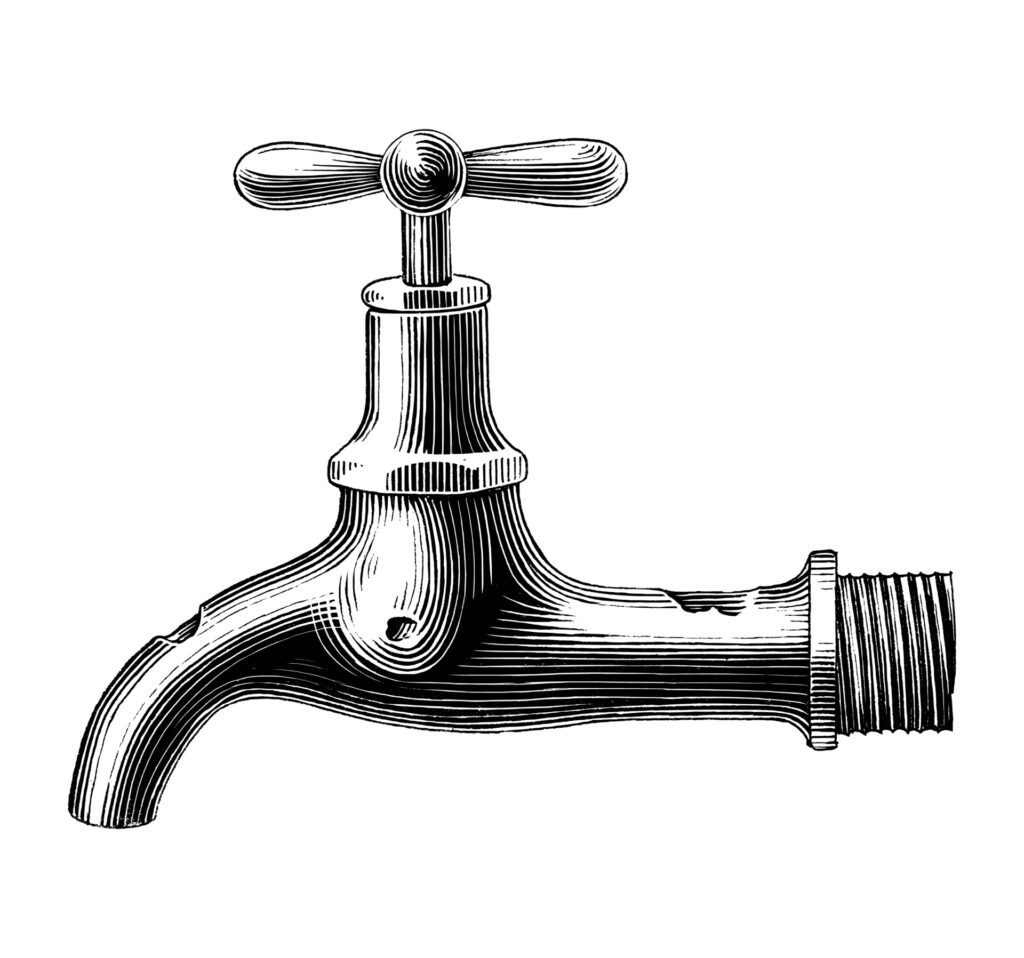 Image of a vintage tap.