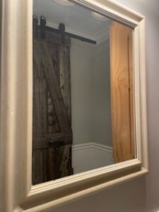 Photo of a mirror.