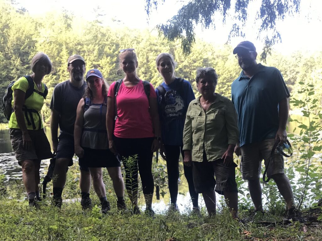 Photo of a group of people in the outdoors.