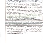 Image of a completed imagining classrooms worksheet.