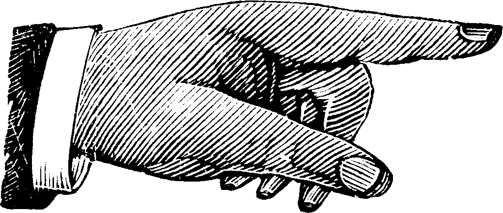 Image of a pointed finger.