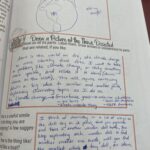 Photo of a completed worksheet titled "Draw a Picture of the Thing You are Designing".